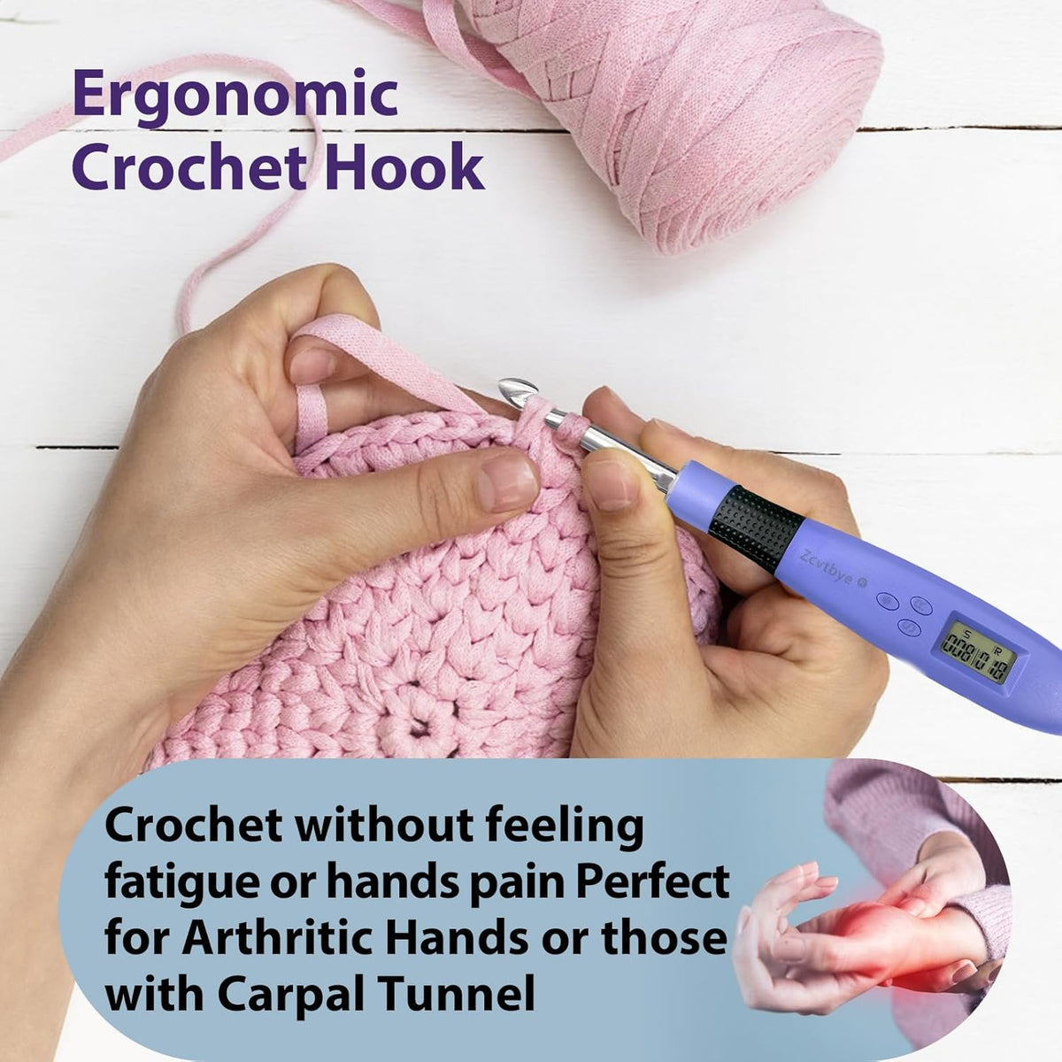Lighted Crochet Hook Set